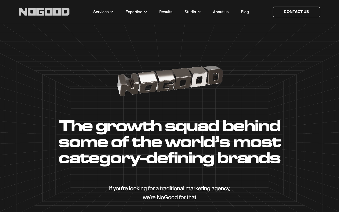 NoGood homepage